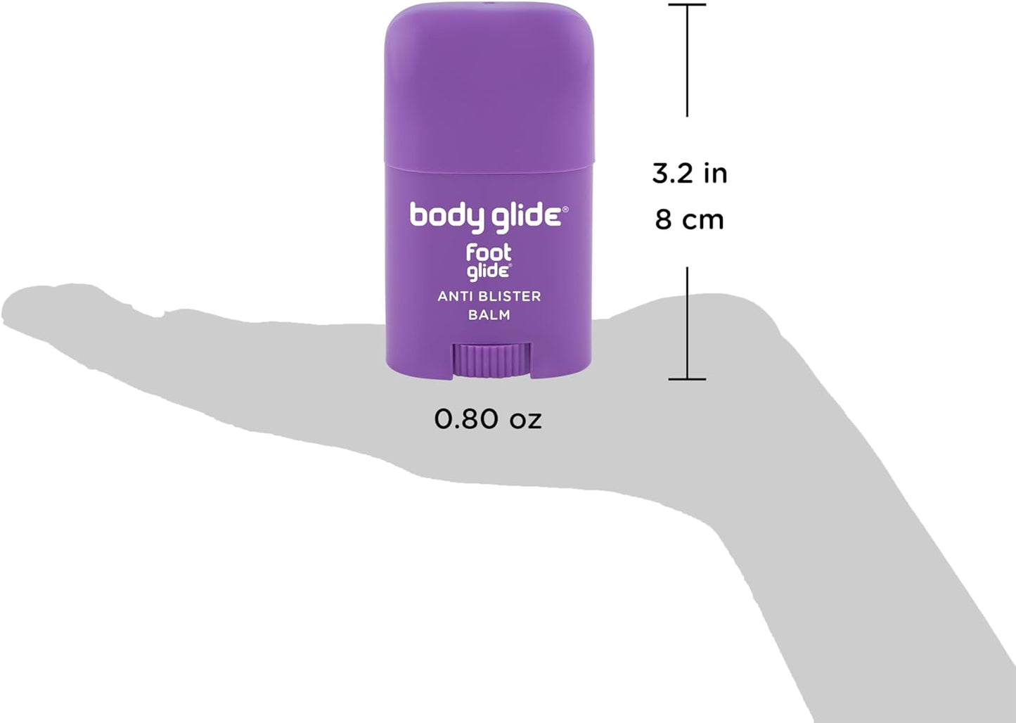 BodyGlide Foot Glide Anti Blister Balm, 0.8oz