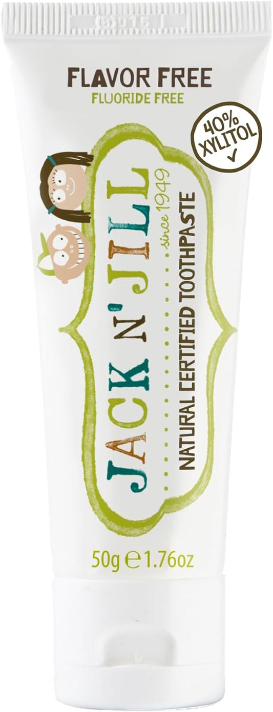 Jack N' Jill Flavour Free Toothpaste for Children 50 g, 50 Grams