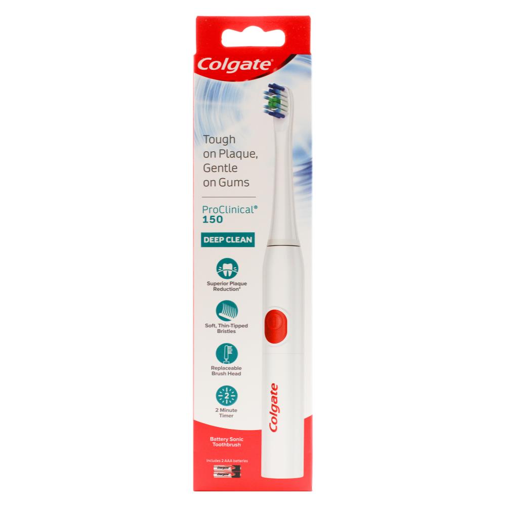 COLGATE TOOTHBRUSH BATTERY SONIC DEEP CLEAN PRO CLINICAL 150